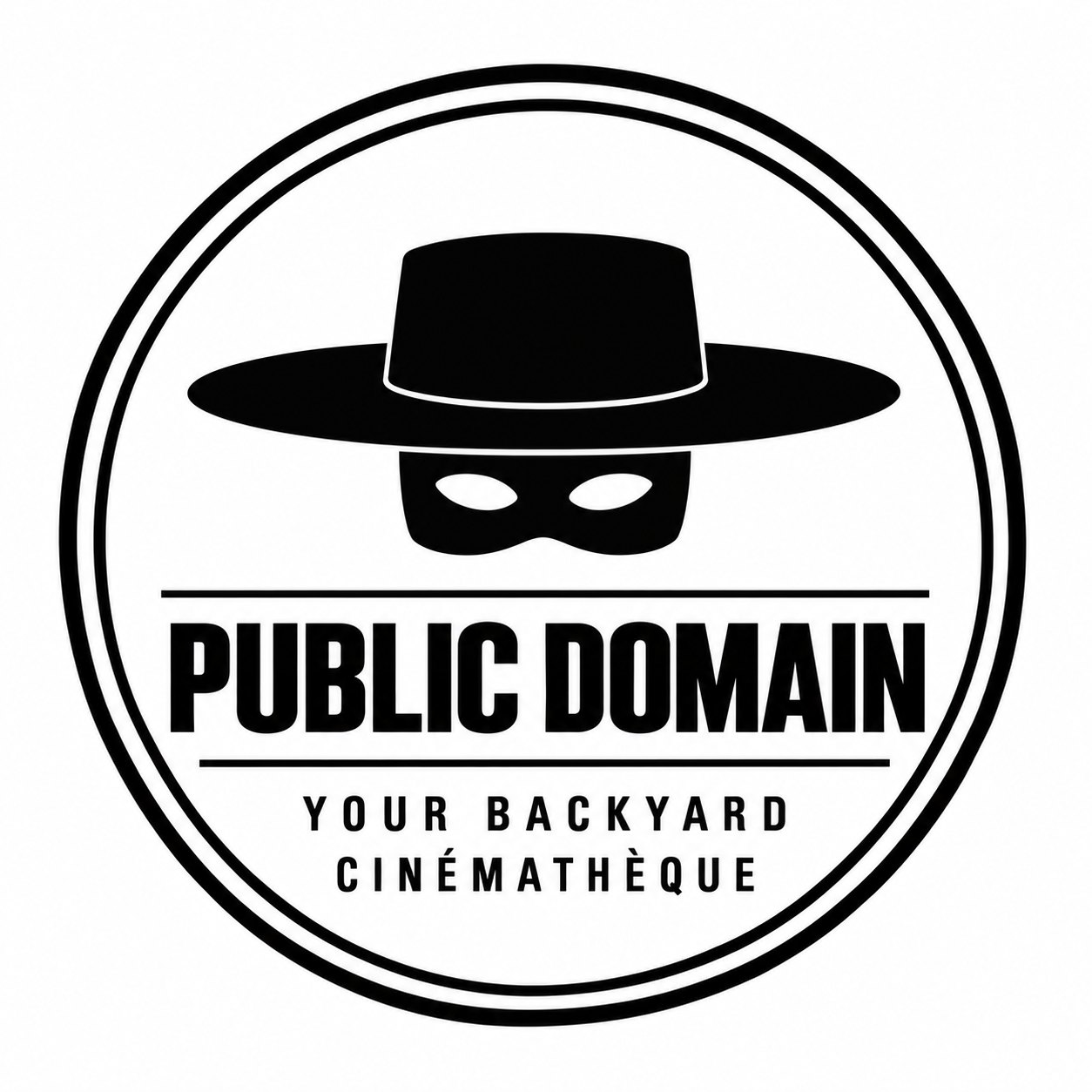 Public Domain circular badge